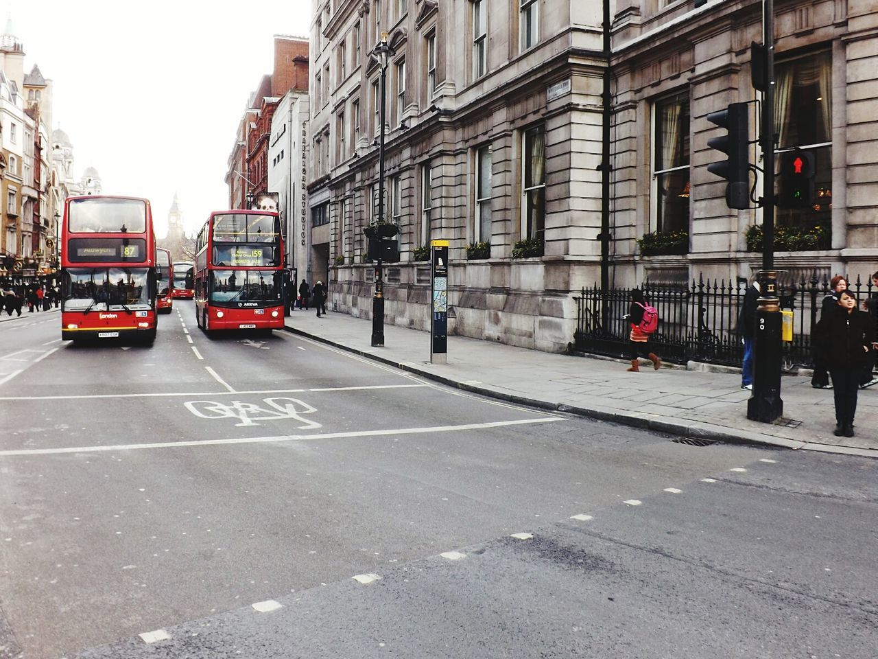 TRAFFIC ON ROAD IN CITY