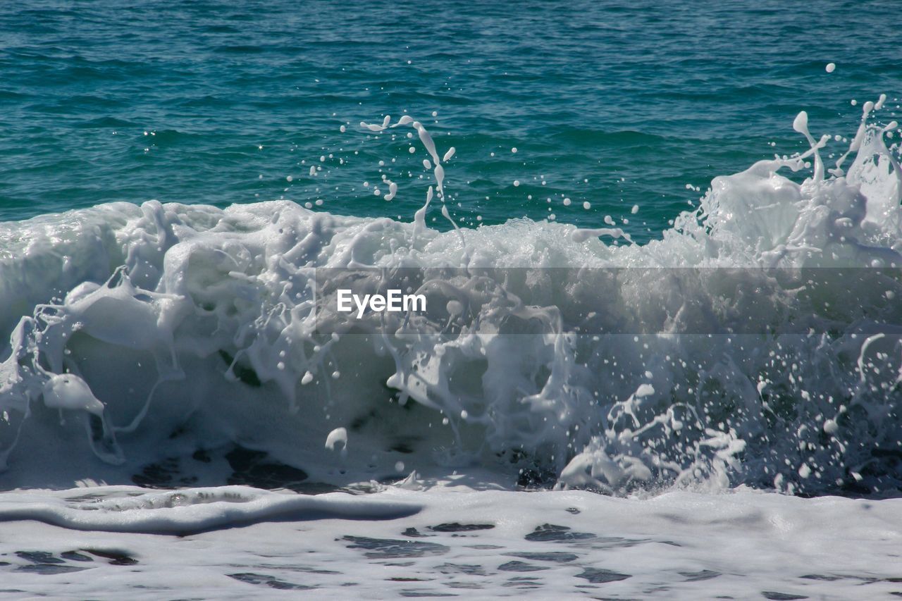 Close-up of wave in sea