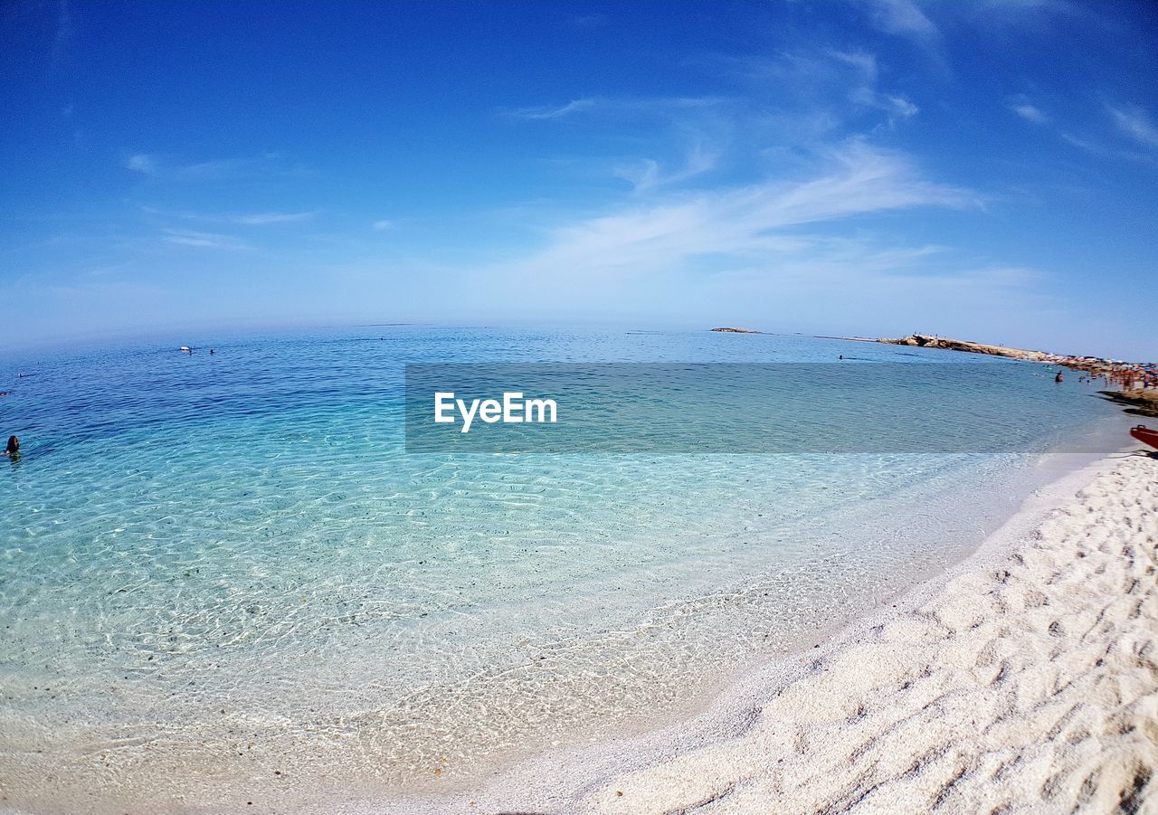 Sea Beach Sand Blue Nature Sky Scenics Water Outdoors Beauty In Nature Horizon Over Water Landscape No People Day