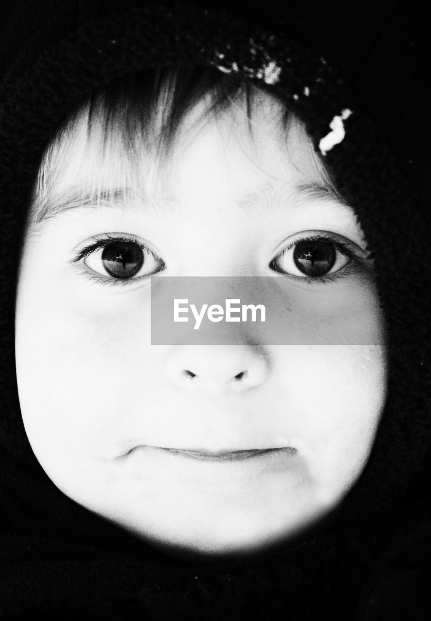 CLOSE-UP PORTRAIT OF BOY WITH EYES CLOSED