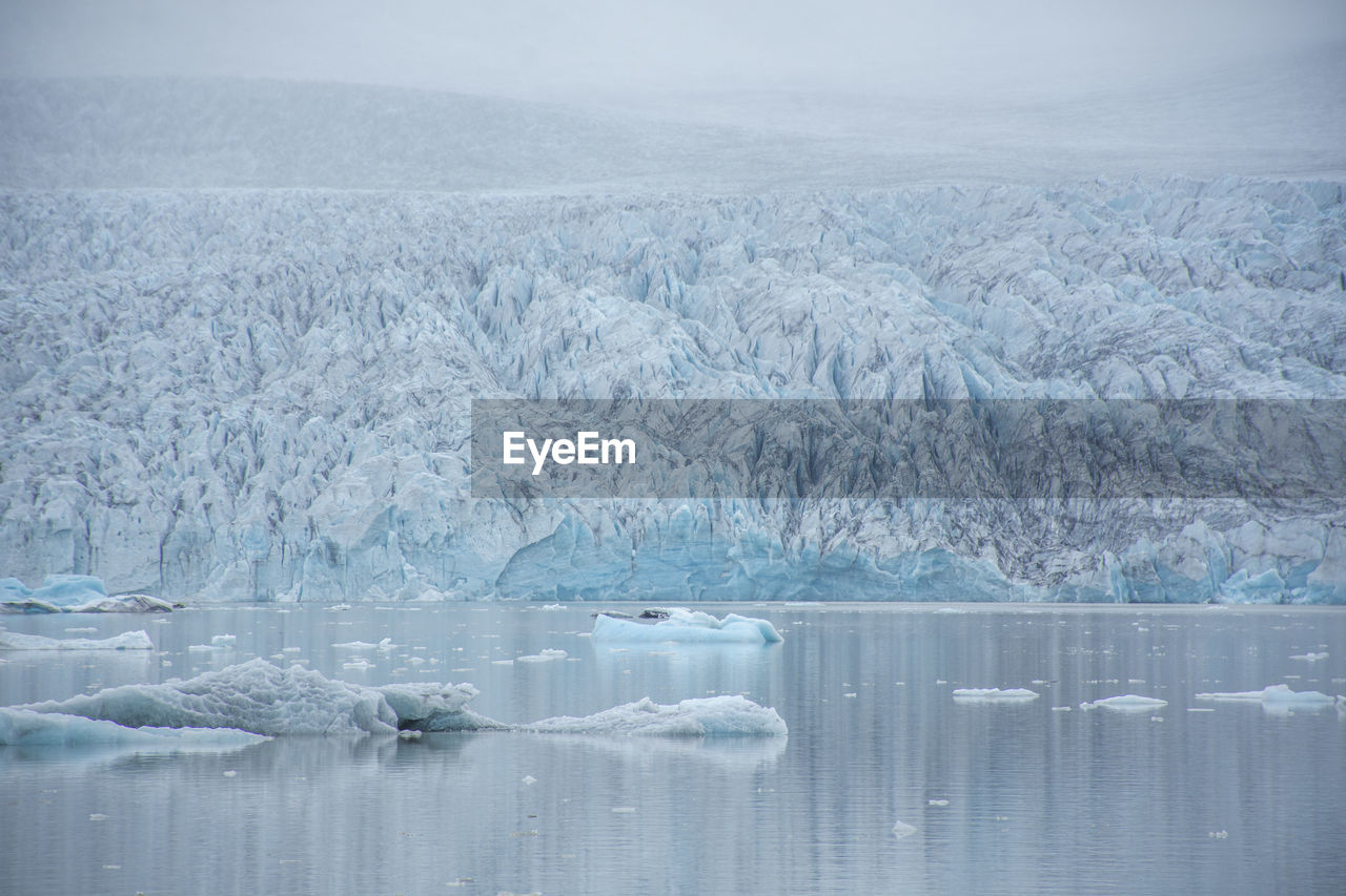 View on glacier, iceland