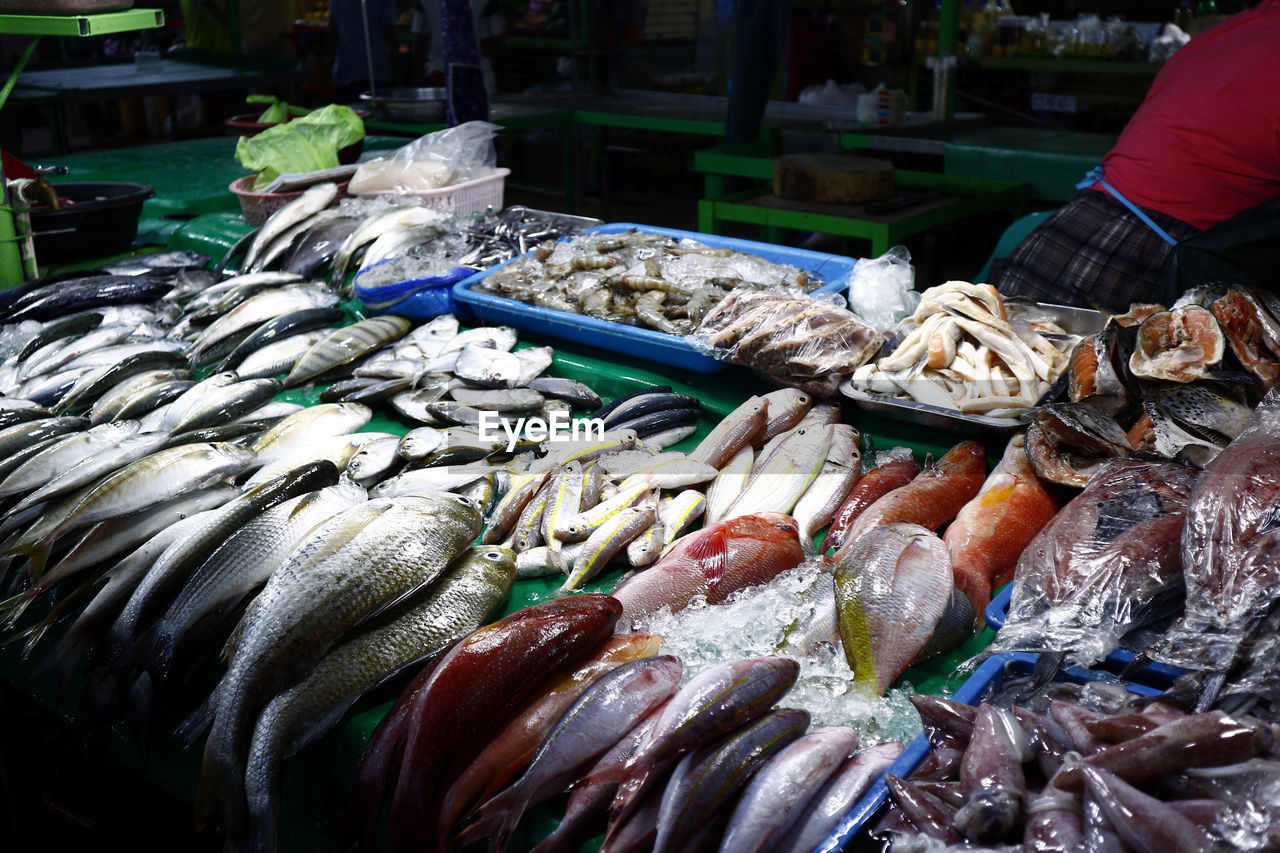 VIEW OF FISH FOR SALE AT MARKET