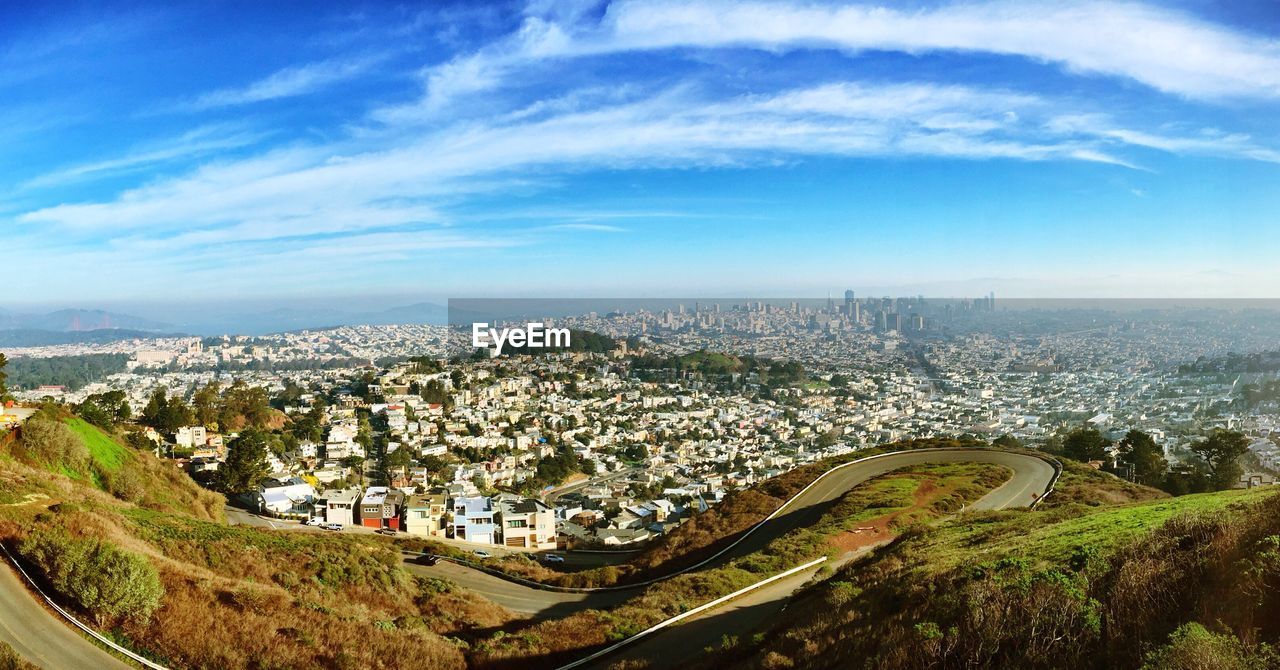 Aerial view of cityscape