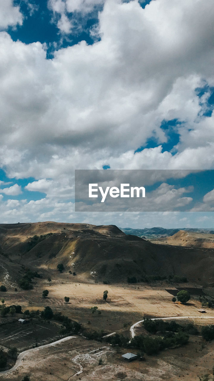 LANDSCAPE AGAINST CLOUDY SKY