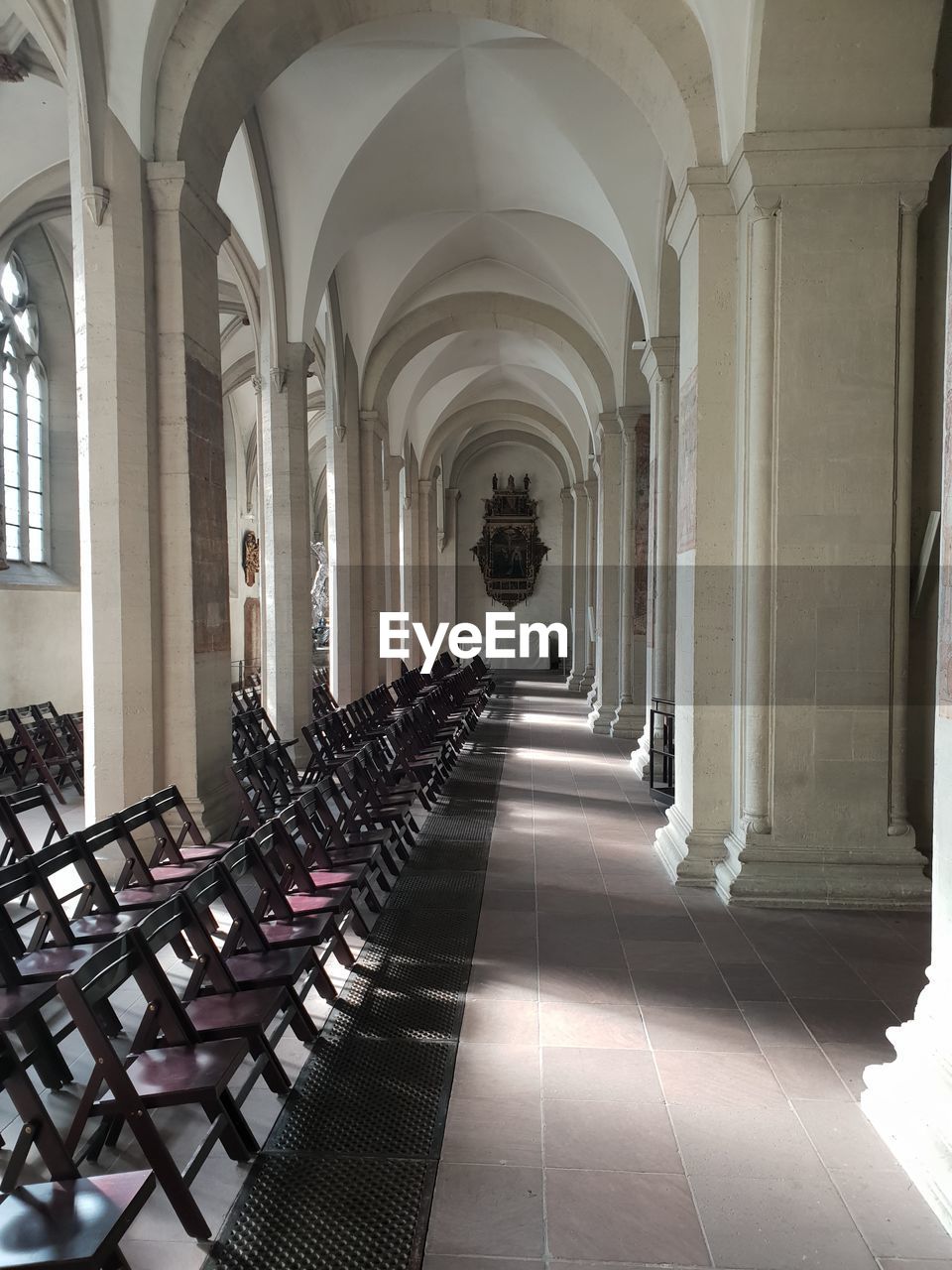 INTERIOR OF EMPTY CORRIDOR