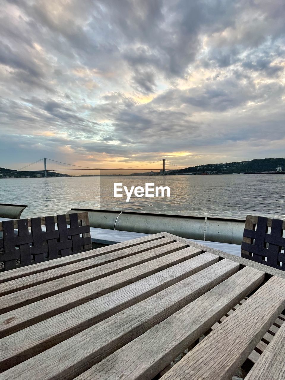 PIER OVER SEA AGAINST SKY