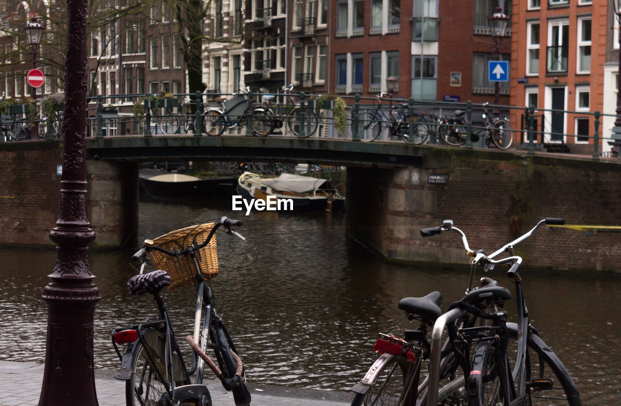 BICYCLES IN CANAL