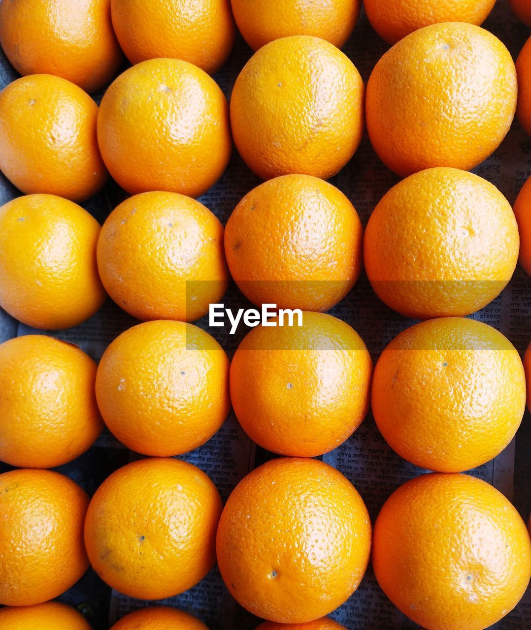 Full frame shot of oranges