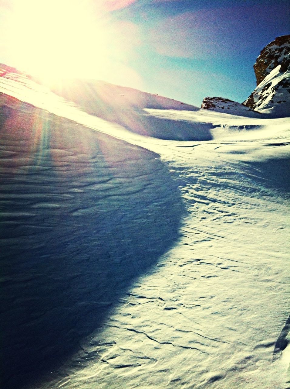 Snowcapped mountain