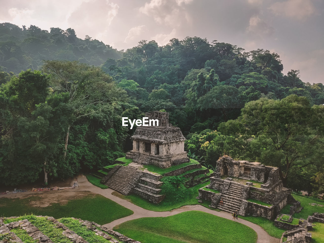 Temple in the mexican jungle