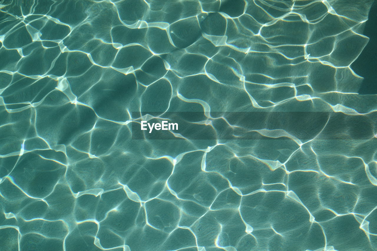 Full frame shot of water in swimming pool