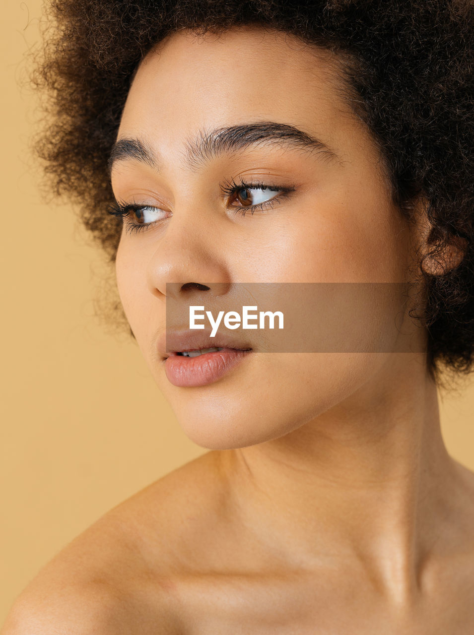 close-up portrait of young woman