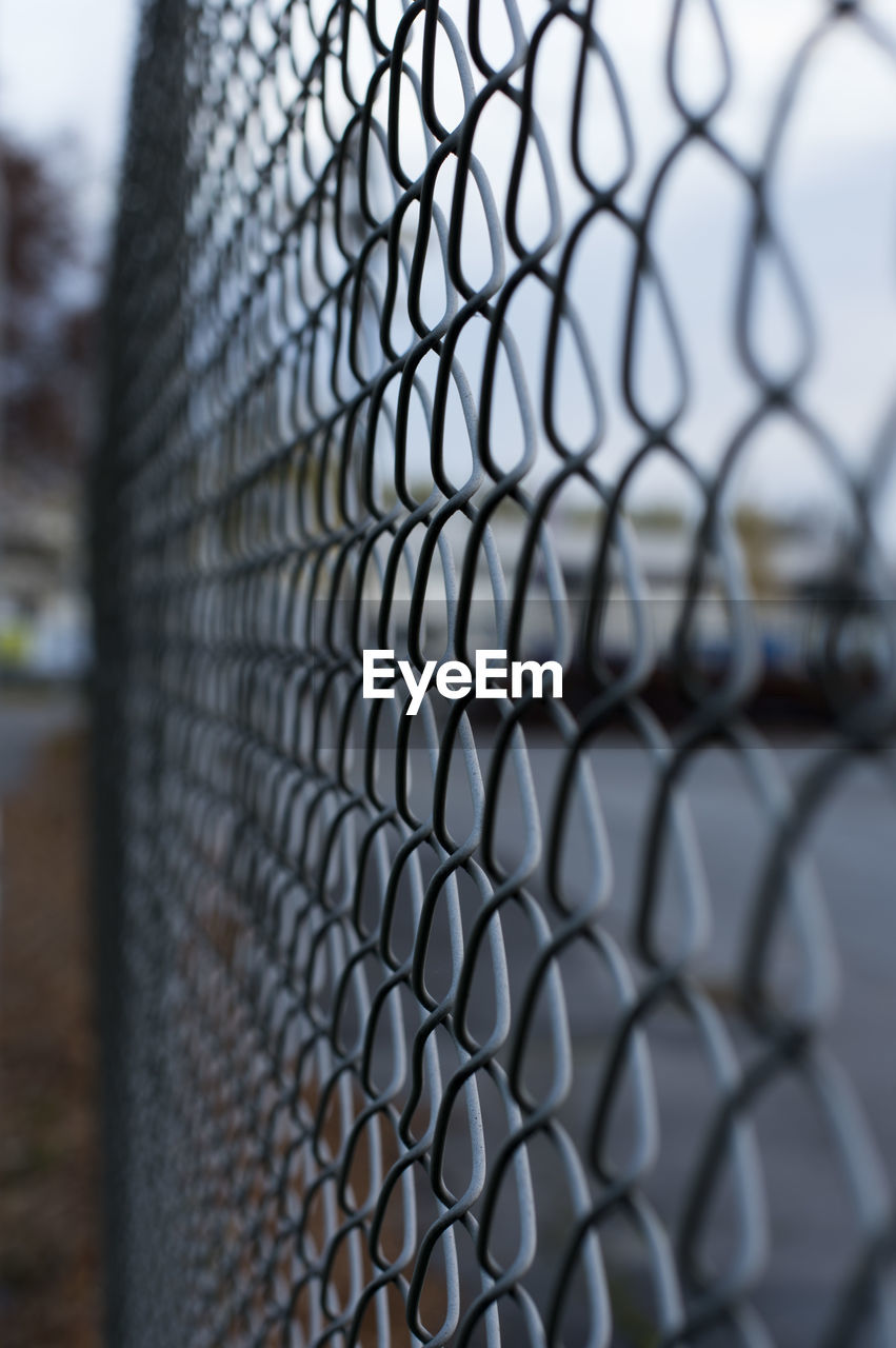 Close-up of chainlink fence