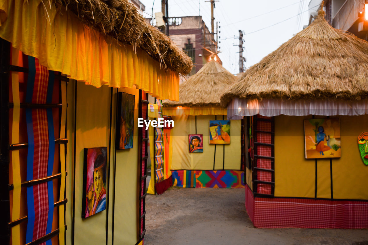 MULTI COLORED BUILDING EXTERIOR