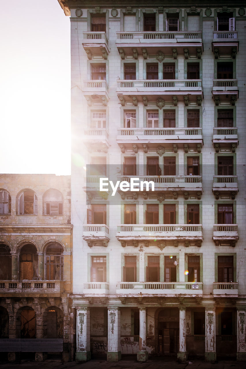 View of buildings in city against sky