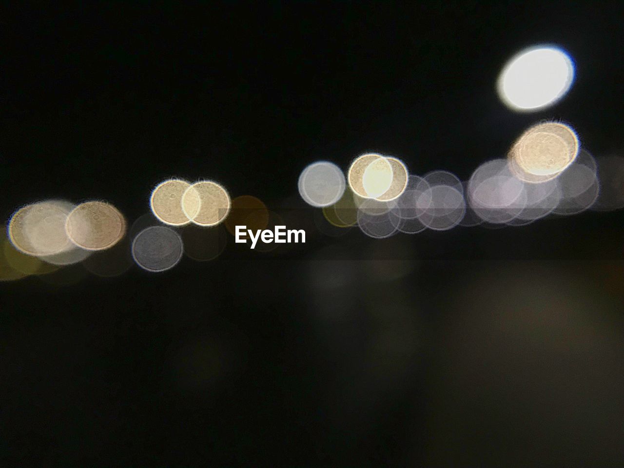 DEFOCUSED IMAGE OF LIGHTS