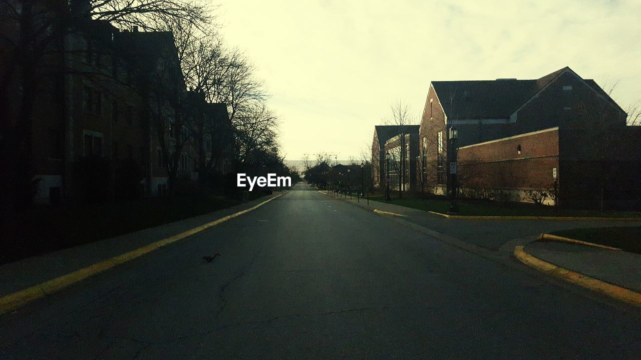 VIEW OF ROAD LEADING TOWARDS BUILDING