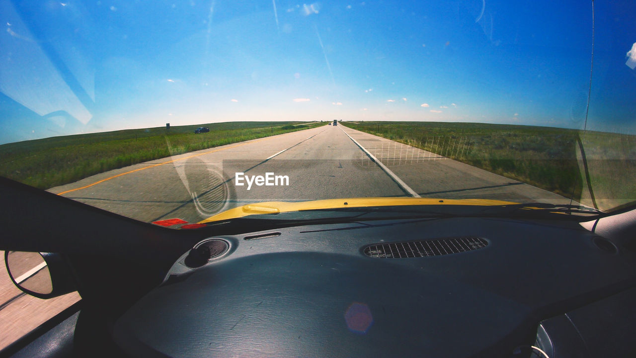 VIEW OF ROAD AGAINST SKY