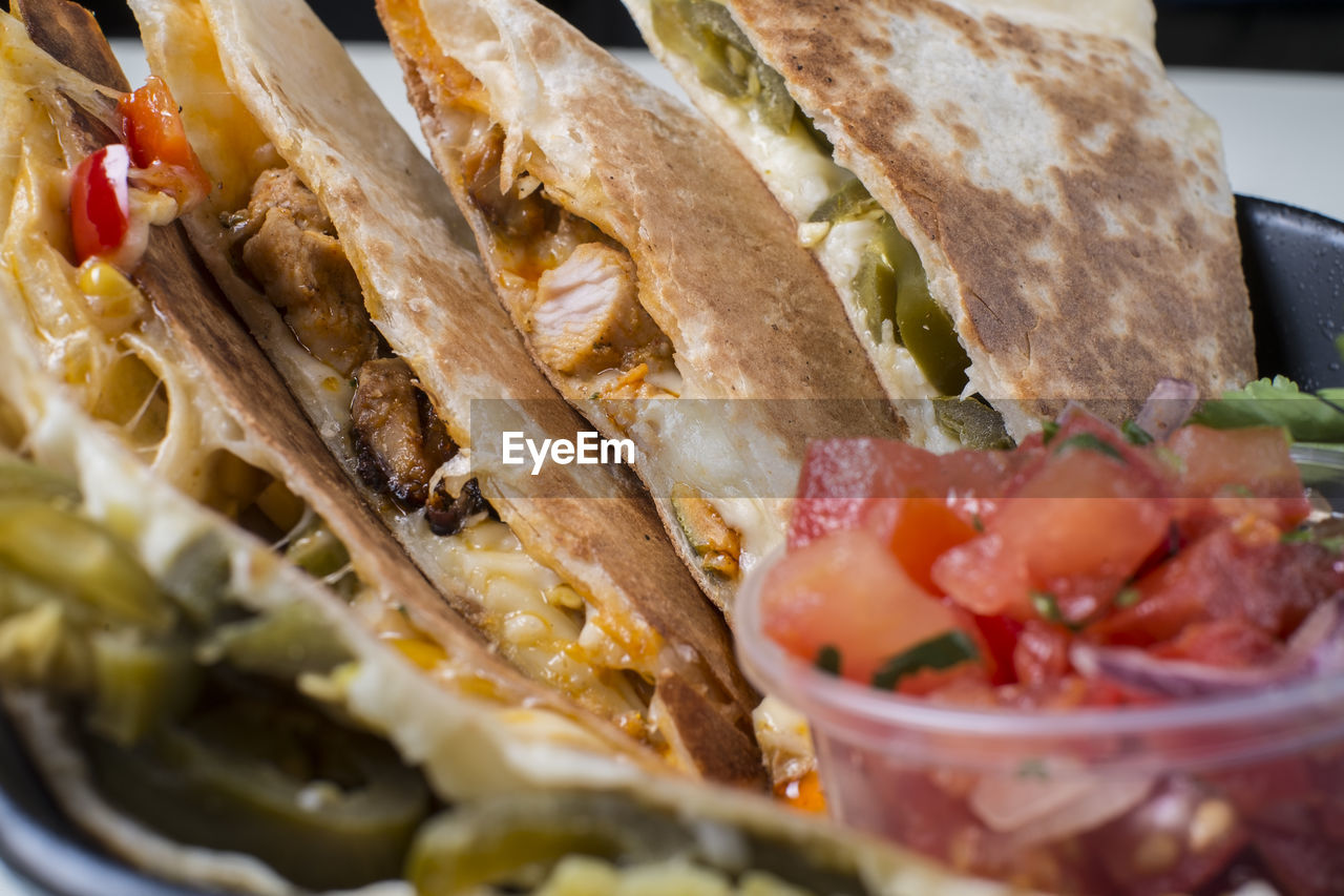 Close-up of food in plate