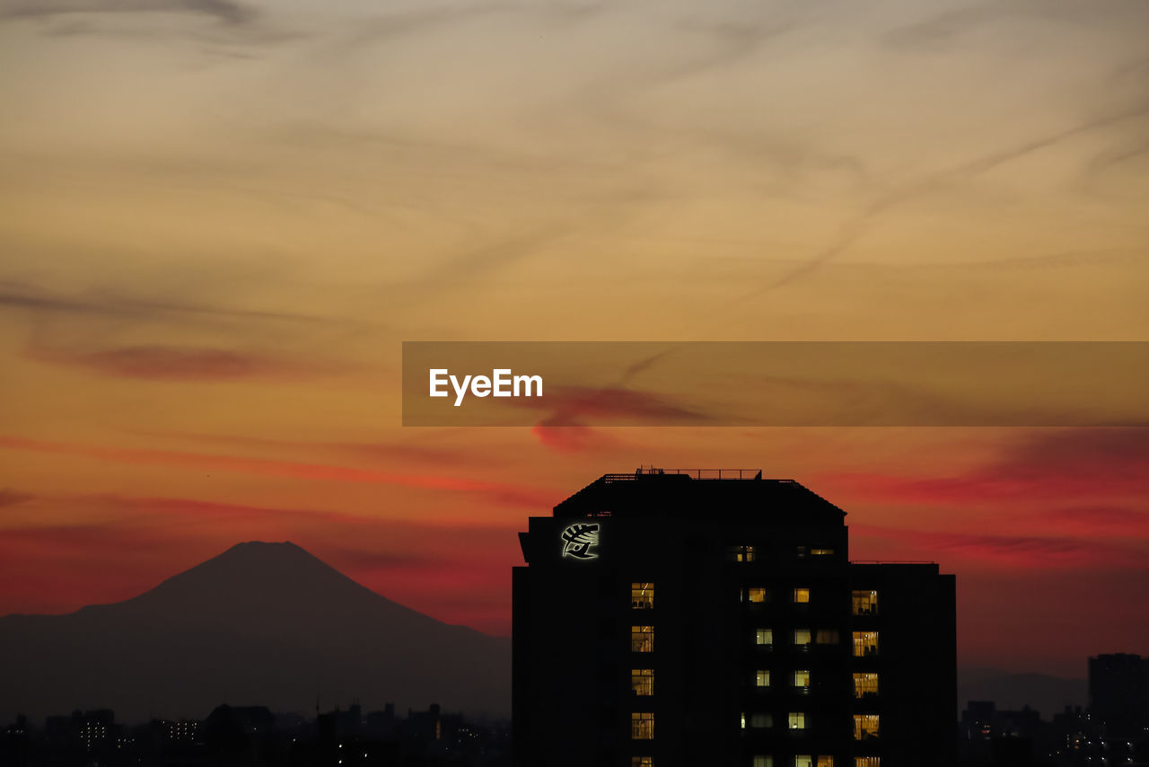 CITY AGAINST SKY DURING SUNSET