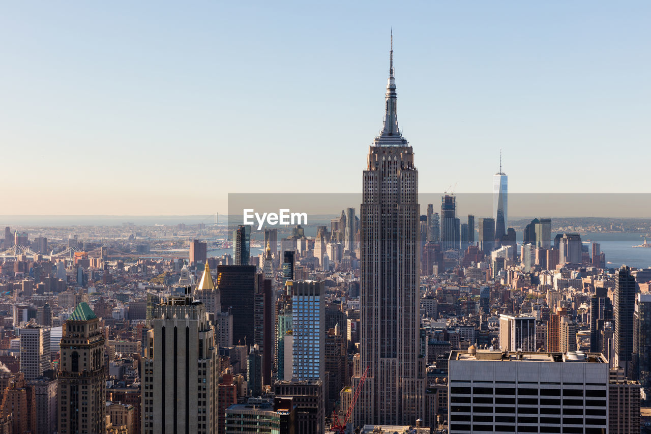 Aerial view of city