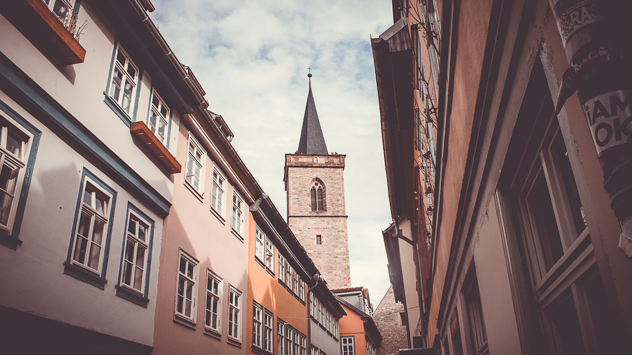 LOW ANGLE VIEW OF CHURCH AGAINST SKY