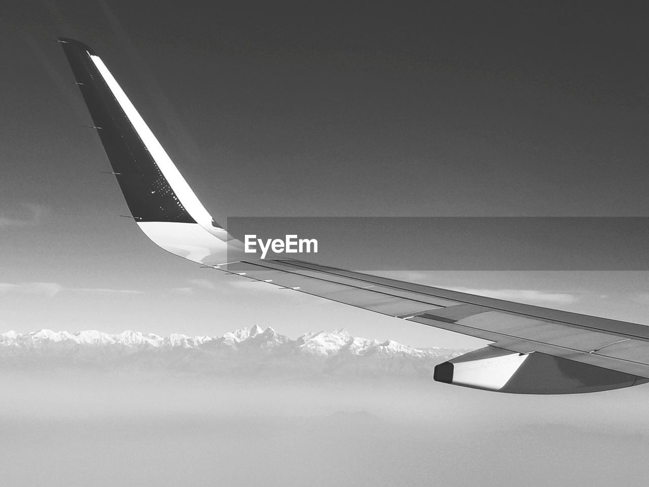 Low angle view of airplane flying in sky