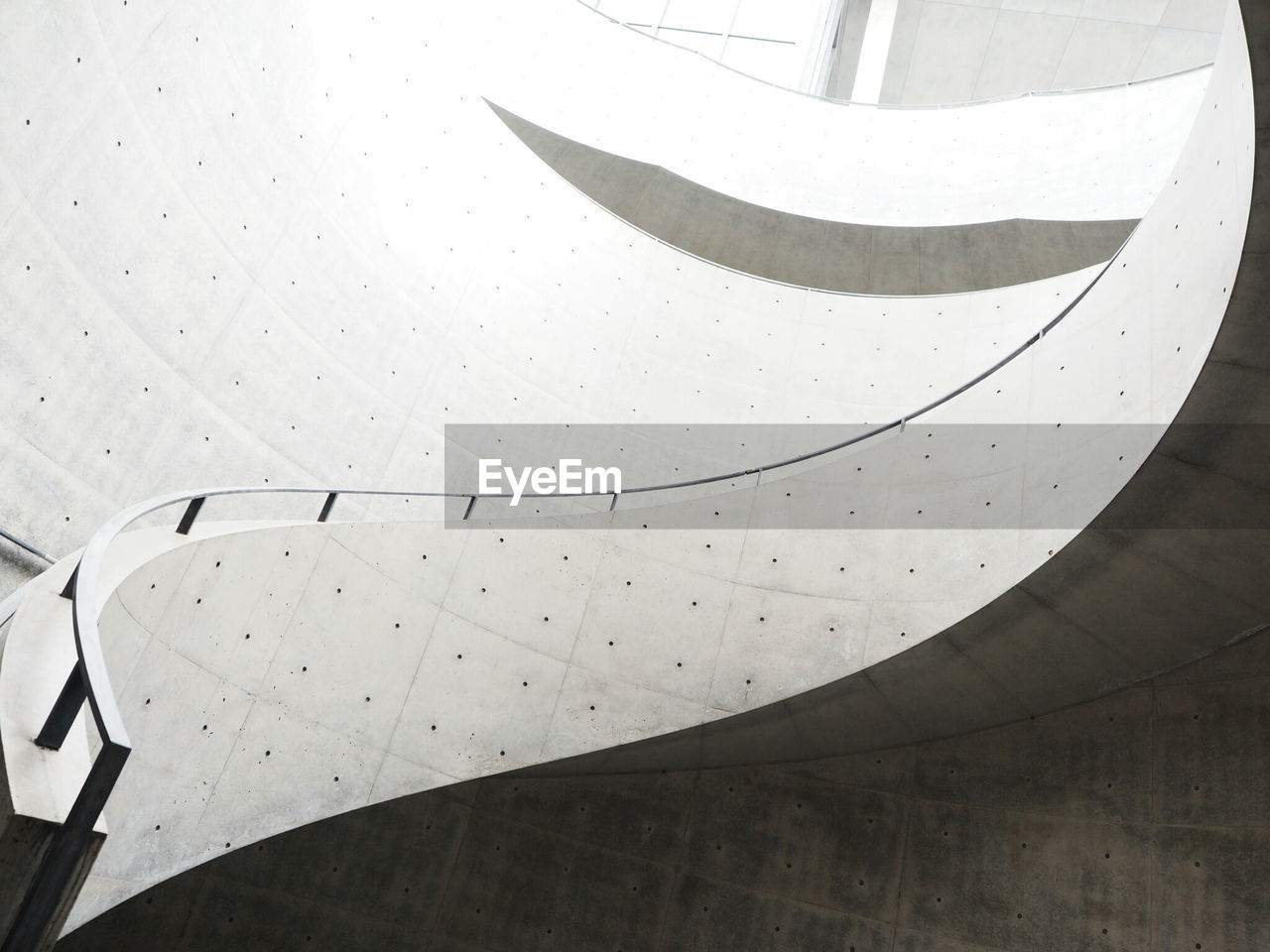 Low angle view of staircase at museum