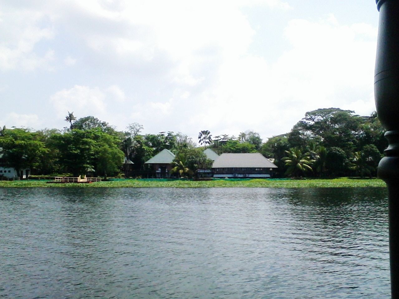 SCENIC VIEW OF LAKE AGAINST TREES