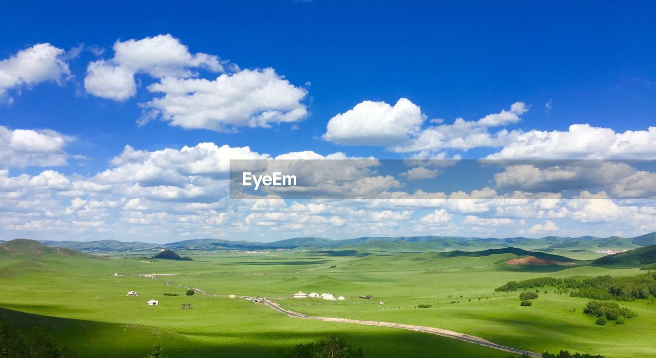 Scenic view of landscape against sky