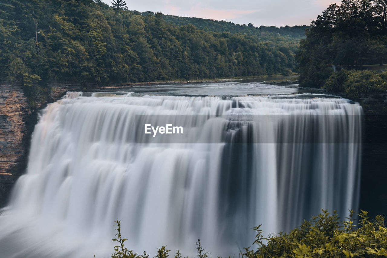 Waterfall at letchworth