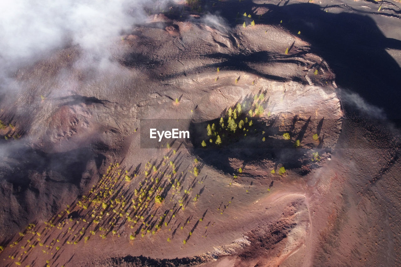 HIGH ANGLE VIEW OF SMOKE STACK