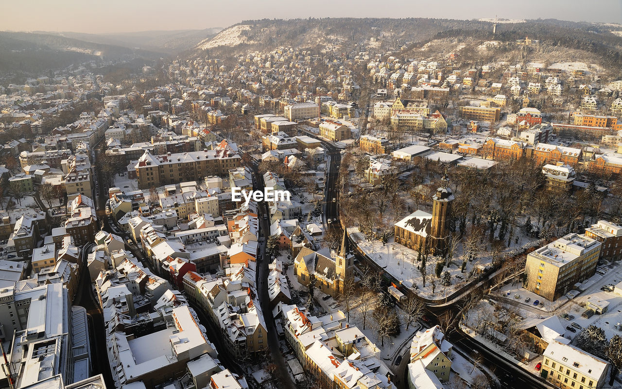 AERIAL VIEW OF CITY