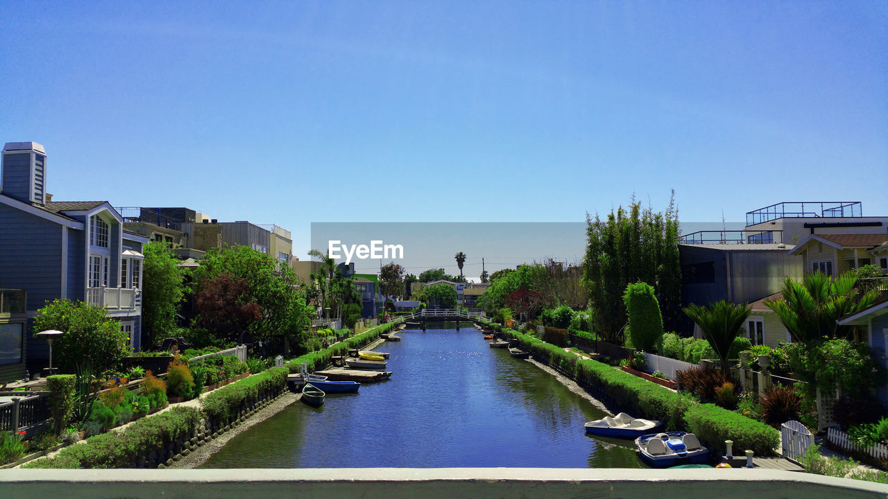 Canal in venice beach california
