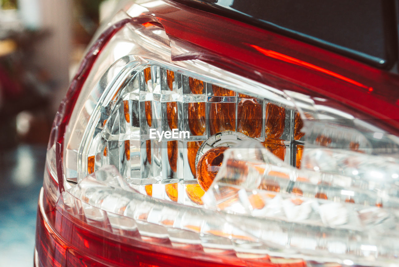 Close-up of car 