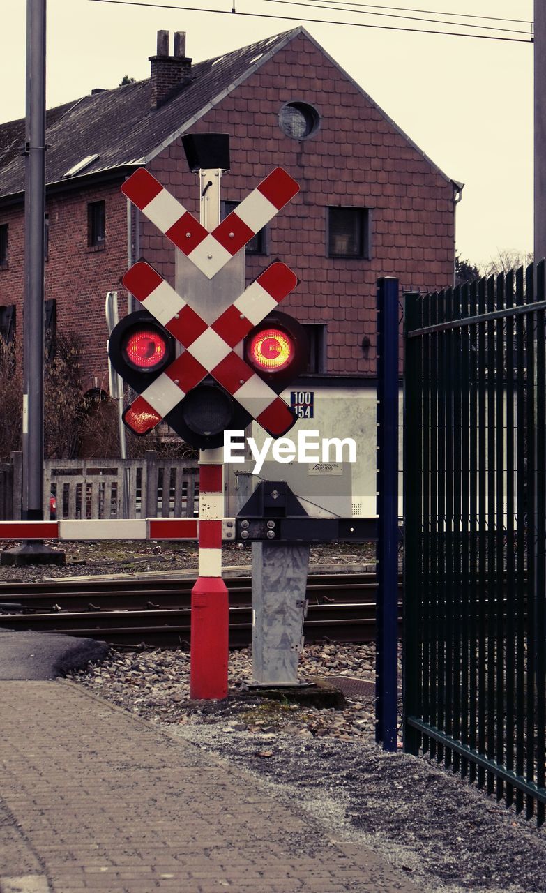 RED ROAD SIGN