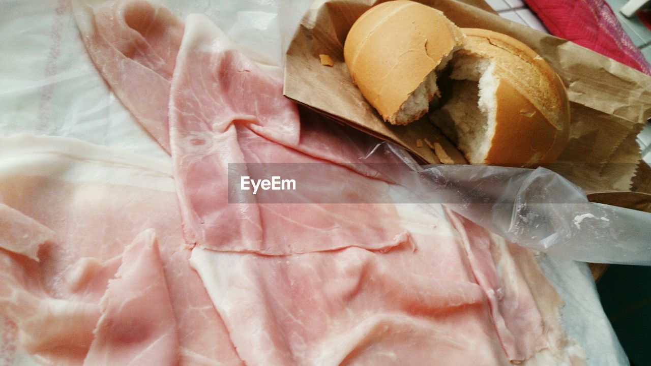 CLOSE-UP OF FOOD ON TABLE