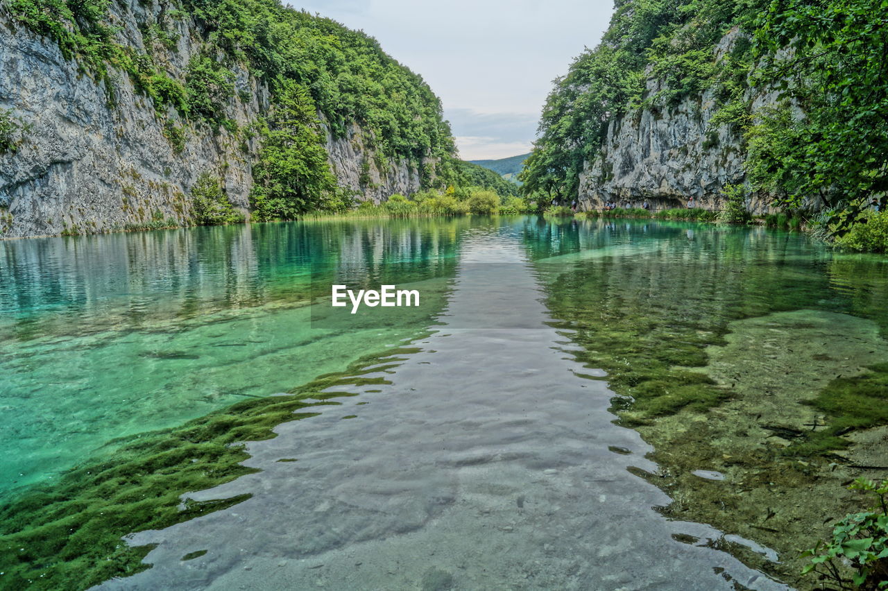 View of plitvice lakes national park