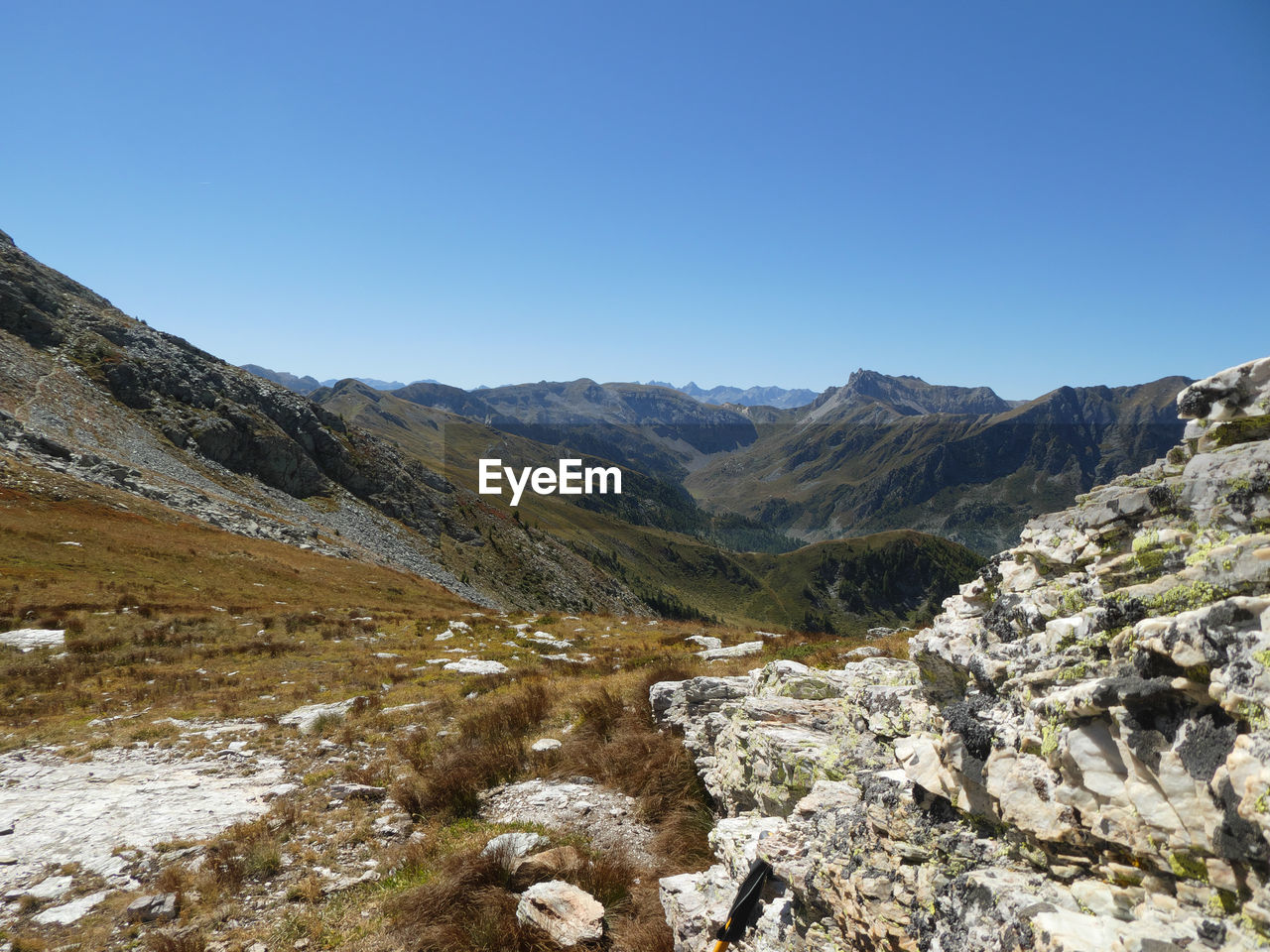 Scenic landscape near colle sibolet