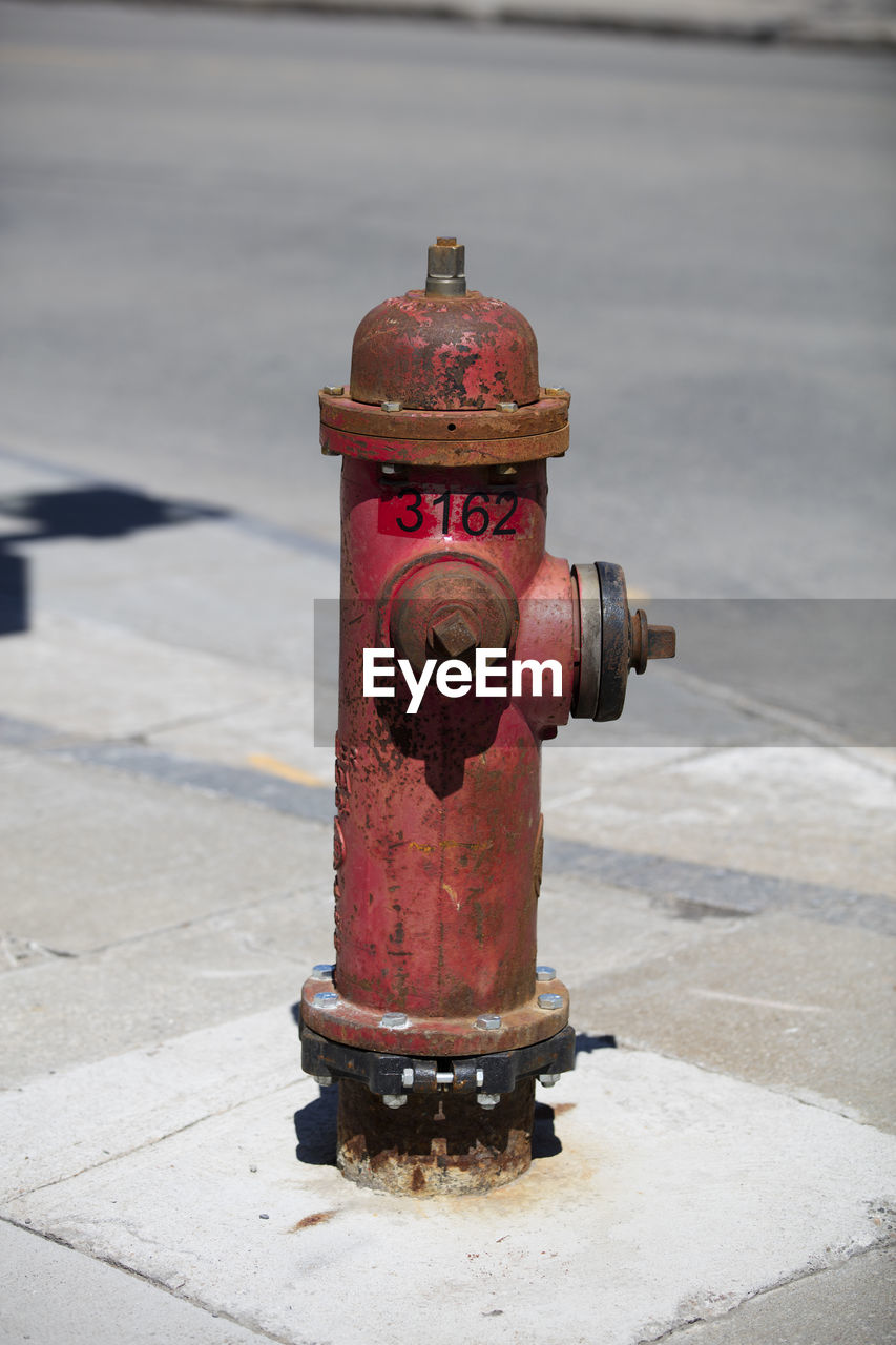 Close-up of fire hydrant