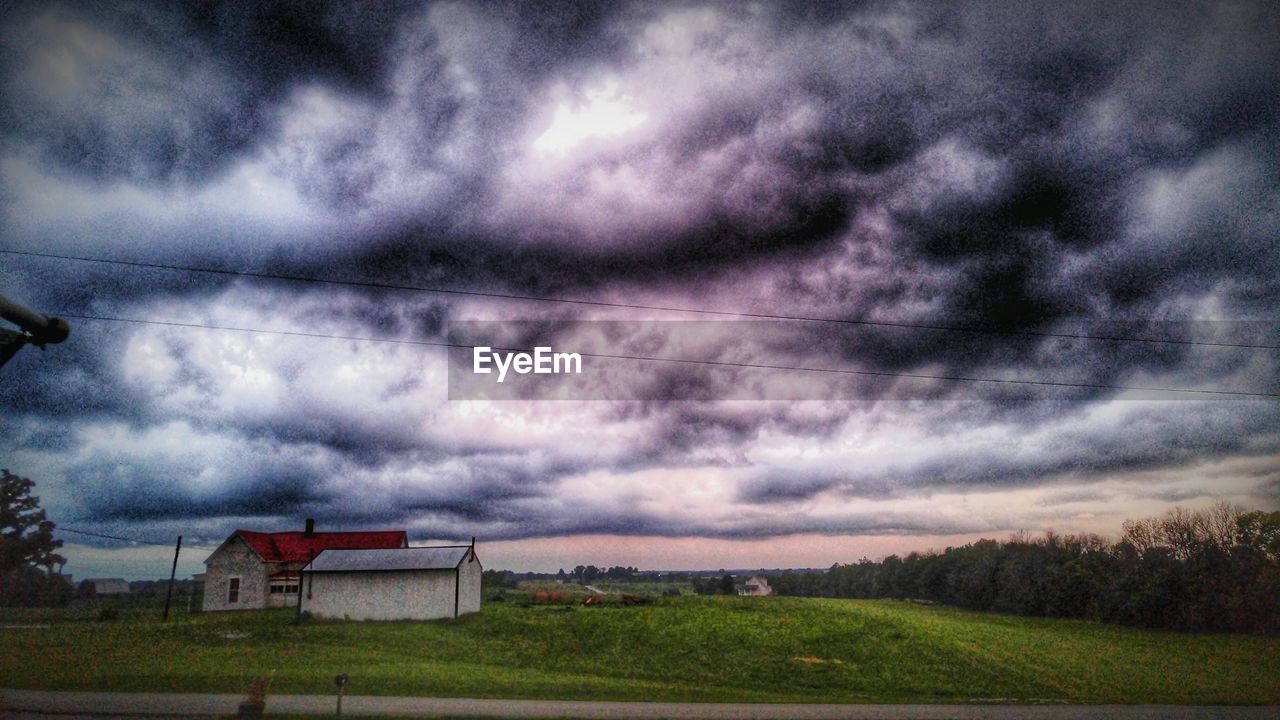 LANDSCAPE AGAINST CLOUDY SKY