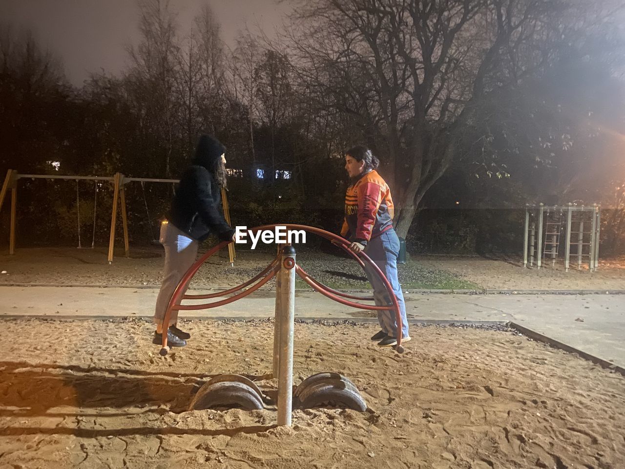 PEOPLE PLAYING WITH PLAYGROUND