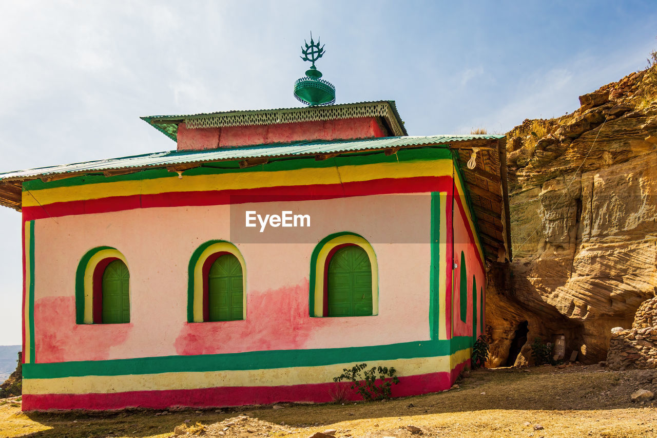 The abuna aregawi church at debre damo monastery, ethiopia