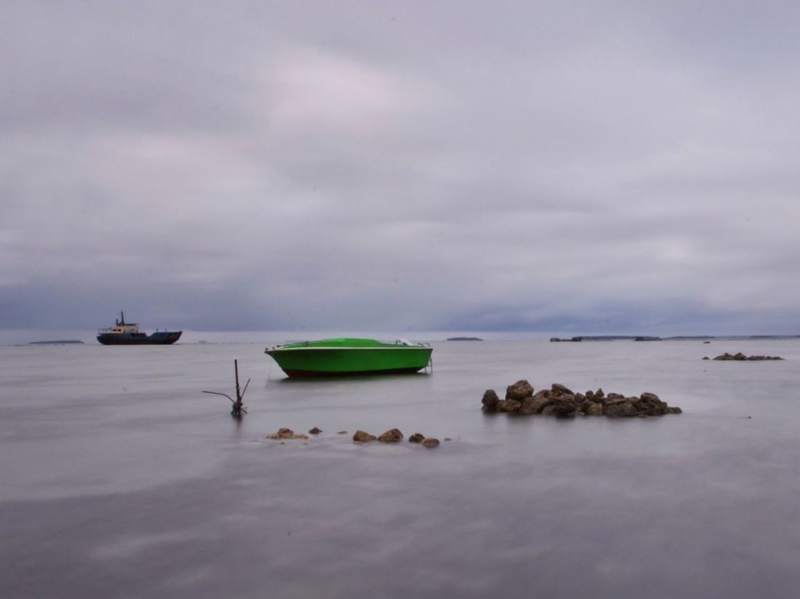 Boats in a sea