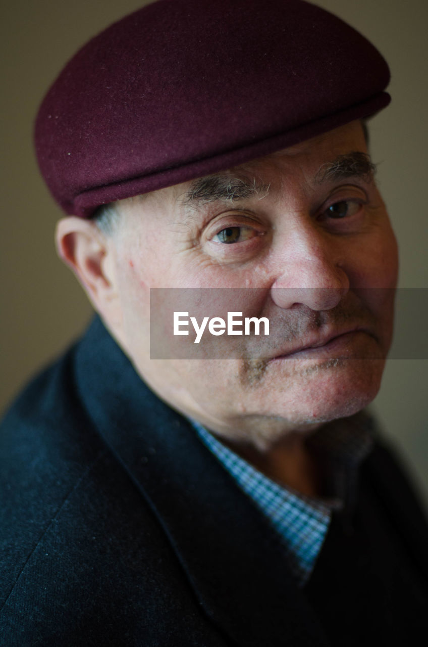 Close-up portrait of mature man