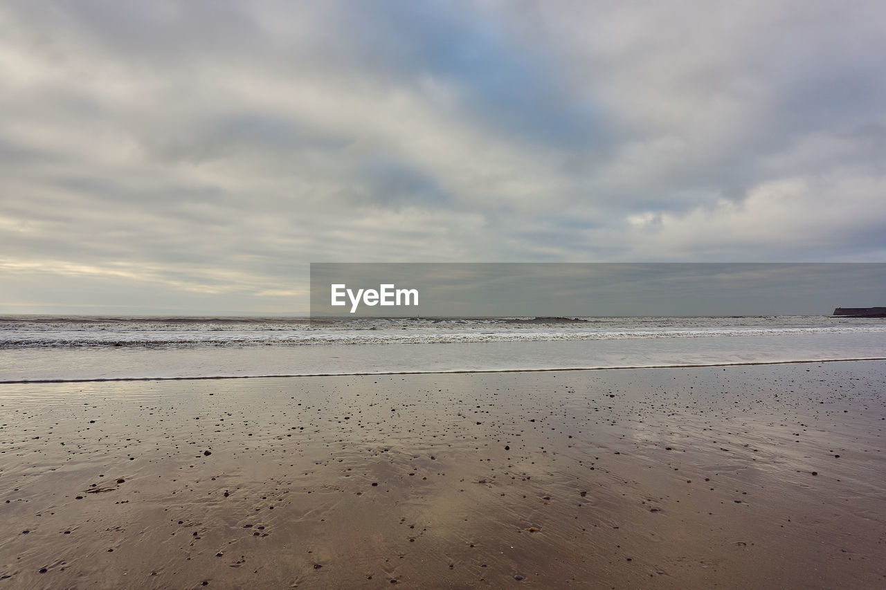 SCENIC VIEW OF BEACH AND SEA AGAINST SKY