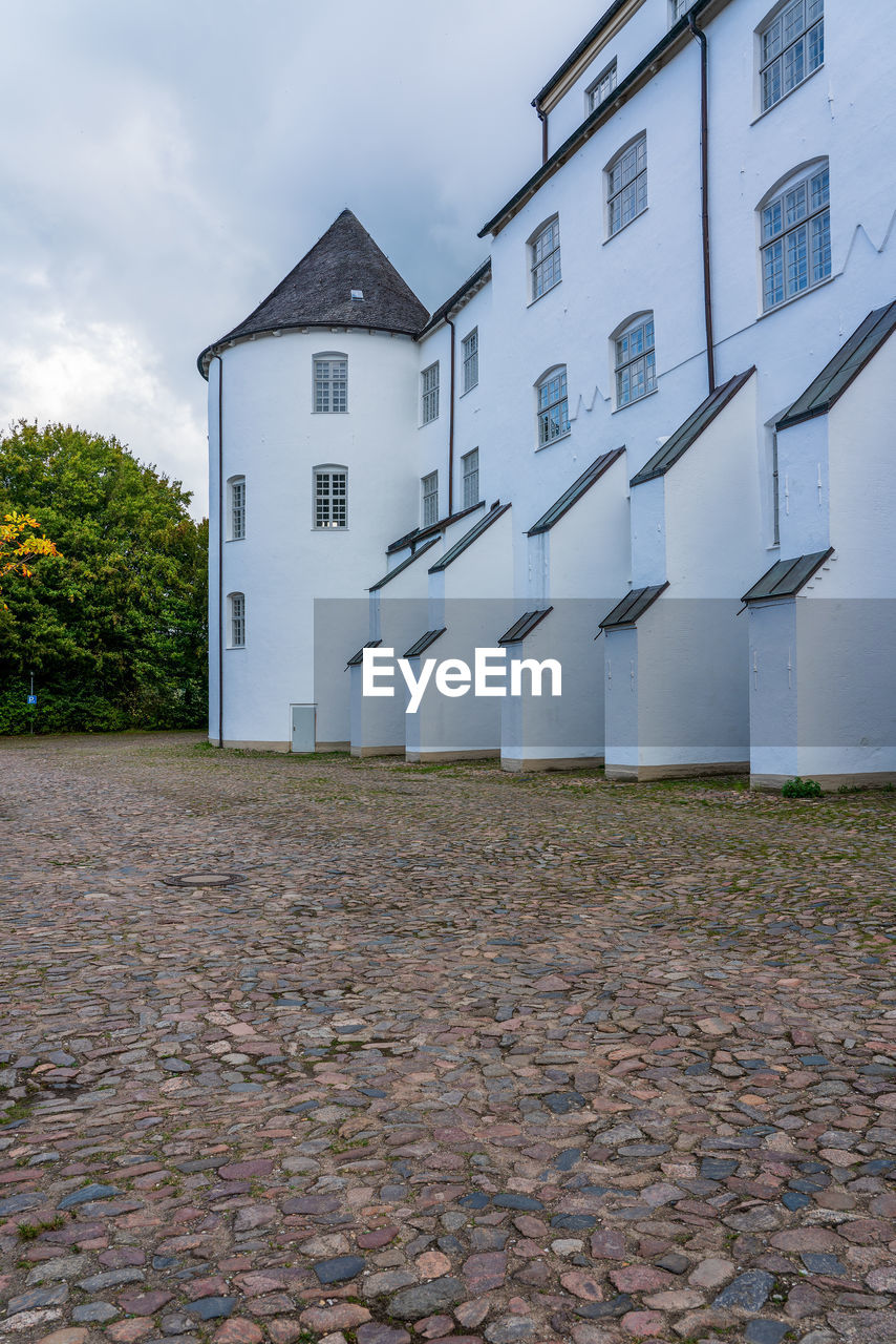 View of gottorf castle in schleswig in germany.