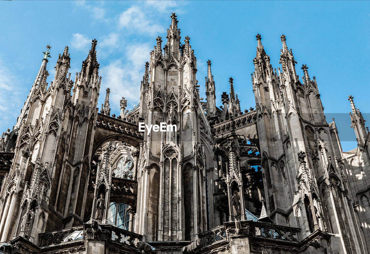 Low angle view of cathedral against sky