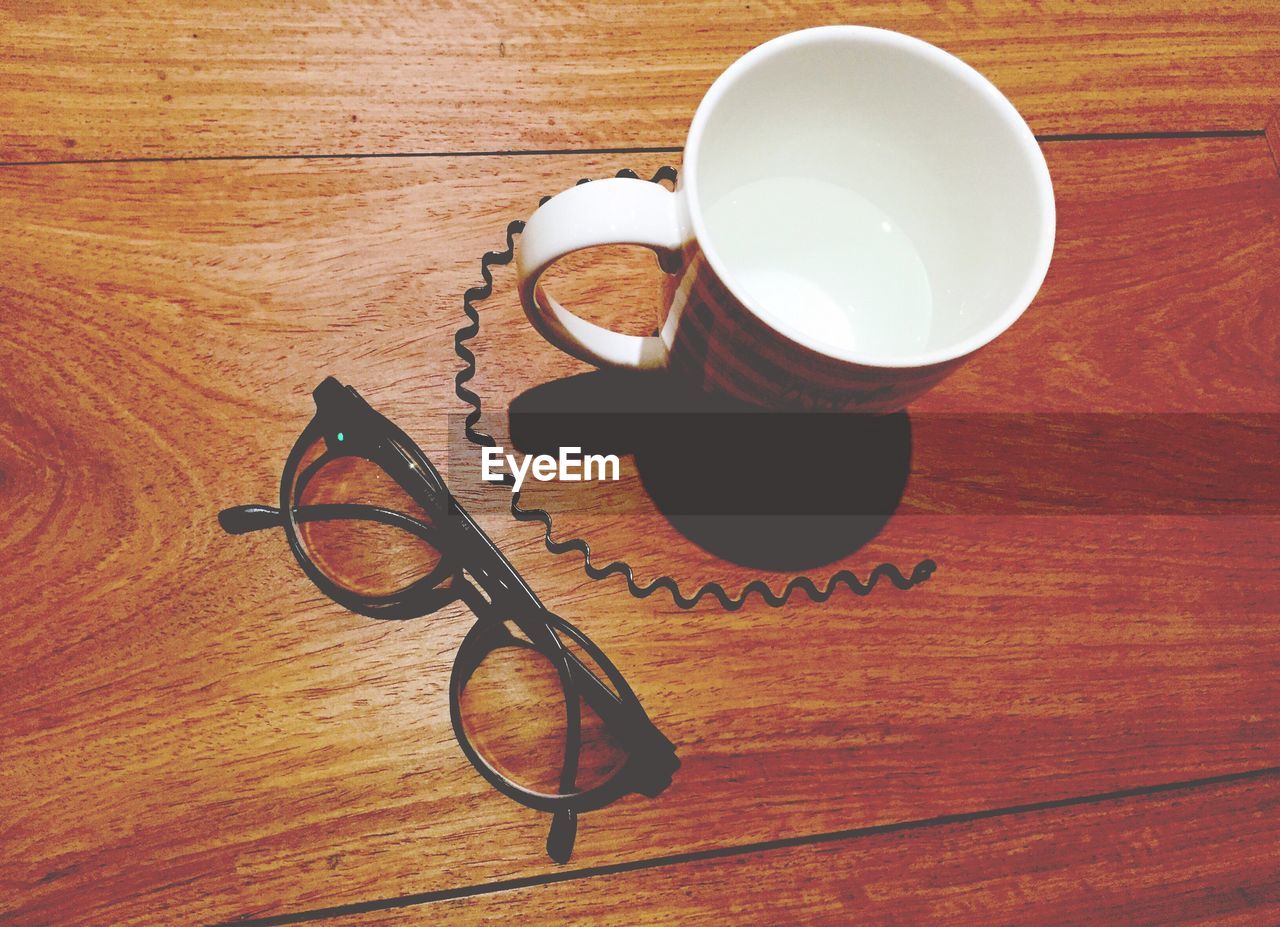 COFFEE ON WOODEN TABLE