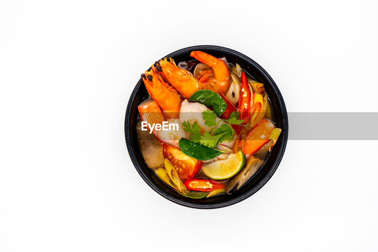 HIGH ANGLE VIEW OF CHOCOLATE IN BOWL